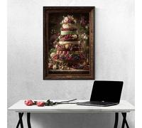 Diamond Painting Fleur, Peinture Diamant Adulte Quand 80x110 cm 5D DIY Diamond Painting Kit Complet, Diamant Strass Point de Croix Cristal Peinture pour Decoration Murale Maison PjY11068 X-6