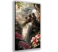 Diamond Painting Fleur Peinture Diamant Les paresseux Diamond Painting Adulte Loisirs Créatifs DIY Broderie Diamant Grand Format 50x100cm avec Complet Accessoires,Decoration Chambre,Cadeau Femme,Y321Z