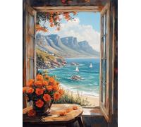 Diamond Painting fleur voilier Diamond Painting Adulte, DIY Broderie Diamant Kit Complet, Diamonds Art Point de Croix Loisirs Créatifs Adultes, Peinture Diamant pour Enfant Maison Décor 70x95cm s-555