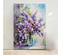 Diamond Painting Fleurs Diamond Painting Adulte Fleur 5D DIY Canevas Kit Complet Adulte, Diamant Strass Point de Croix Cristal Art pour Décoration Murale Maison, Cadeau Femme 70x95cm PjY10168 5-O