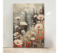 Diamond Painting Fleurs Diamond Painting Adulte Fleur 5D DIY Canevas Kit Complet Adulte, Diamant Strass Point de Croix Cristal Art pour Décoration Murale Maison, Cadeau Femme 60x80cm PjY1810 3-B