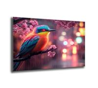 Diamond Painting Fleurs Oiseaux, Kit Peinture Adulte Enfant, Diamond Painting Grand Format, Broderie Diamant Kit Complet, Cristal Art Peinture Kits, for Maisons Murale Decoration 100x135 cm L-703