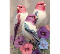 Diamond Painting Fleurs Paysage Diamond Painting Adulte Débutant, DIY Activité Manuelle Adulte, Broderie Diamant Crystal Art CréAtifs Peinture pour Décorations Murale Maison, Cadeau 100x135cm - 1F358