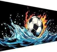 Diamond Painting Football Peinture Diamant Fantaisie Diamond Painting Adulte Grand Format 40x70cm, 5D Diamant Strass Point de Croix Loisirs Créatifs Adultes Artisanat Kit, Decoration Murale,Model86