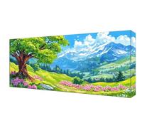 Diamond Painting Forêt Arbre DIY Full Drill Diamond Painting Enfant, Large Peinture Diamant Adulte Kit Complet, Broderie Point Croix Diamant Arts Craft Kit, Décoratio Murale D'intérieur 40x80cm J-140