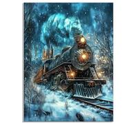 Diamond Painting Former Diamond Painting Adulte Paysage Peinture Diamant Adulte, DIY Broderie Diamant Kit Complet, 5D Strass Point De Croix Paintings Pour DéButants, Decoration Noel 90x120cm Y8-699