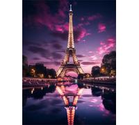 Diamond Painting France Diamond Painting Adulte Grand Format 90x120cm Paris Broderie Diamant kit Complet, DIY 5D Peinture Diamant Enfant Strass Point de Croix Toile Artisanat, Decoration Maison G-1094