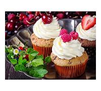 Diamond Painting Full,Gâteau de couleur 5D DIY Broderie Diamant Painting Kit Point Point De Croix Cristal Strass Craft Diamant Peinture Muraux,pour Mur et Entrée Décoration Square Drill 100x120cm