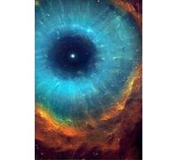 Diamond Painting Full,Yeux étoilés 5D DIY Broderie Diamant Painting Kit Point Point De Croix Cristal Strass Craft Diamant Peinture Stickers Muraux, pour Mur et Entrée Décoration Round Drill 55x75cm