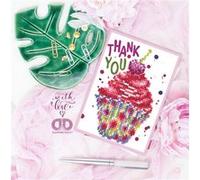 Diamond Painting Gâteau de tasse merci Diamond Dotz DDG025 Cartes DD G