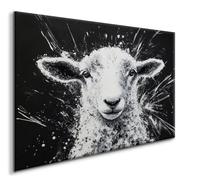 Diamond Painting Grand Format 60x80CM Mouton Diamond Painting Kit Complet Simplicité Peinture Diamant Adulte, Diamond Painting Enfant Strass Point de Croix Cristal Paintings, Murale Chambre Décoration