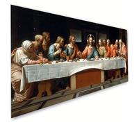 Diamond Painting Homme Diamond Painting Adulte Grand Format 80x160cm, 5D Peinture Diamant La Cène Broderie Diamant Kit Complet, DIY Broderie Point de Croix Activité Manuelle, Decoration Murale G2-521