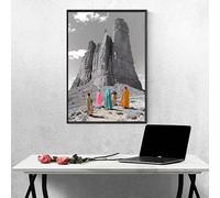 Diamond Painting Homme, Diamond Painting Adulte Jaune, Peinture Diamant Activité Manuelle Adulte, Peinture Diamant Cristal Broderie Point de Croix Kits, pour Décoration Murale Cadeau 60x80cm PJY3 E-1