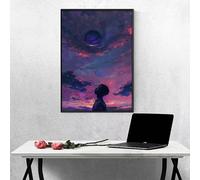 Diamond Painting Homme, Peinture Diamant Adulte Ciel 20 x 30 cm 5D DIY Diamond Painting Kit Complet, Diamant Strass Point de Croix Cristal Peinture pour Decoration Murale Maison PjY9172 H-S