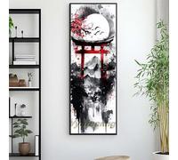 Diamond Painting Japon Broderie Diamant Grand Format 120 X 40 cm, 5D Diamond Painting Paysage Diamant Painting Adulte&Enfant, DIY Mosaïque Peinture Diamant Cristal Art, pour Decoration Murale Salon