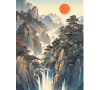 Diamond Painting Japon Diamond Painting Adulte 65x80cm Broderie Diamant Kit Complet Peinture Diamant Automne Point de Croix Set Débutant Cristal Strass Artisanat, Activité Manuelle Cadeaux z1077-t