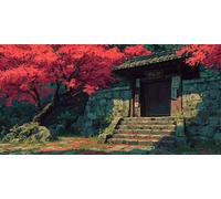 Diamond Painting Japon, Paysage Diamond Painting Adulte Grand Format, DIY Activité Manuelle Adulte, Mosaique Loisir Creatif Crystal Art CréAtifs Peinture, Décorations, Cadeau 200x100cm - SW2511I76