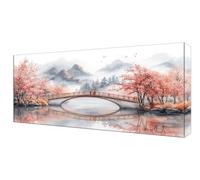 Diamond Painting Japon Paysage DIY Full Drill Diamond Painting Enfant, Large Peinture Diamant Adulte Kit Complet, Broderie Point De Croix Diamant Arts Craft Kit, Décoratio D'intérieur 30x60cm J-114