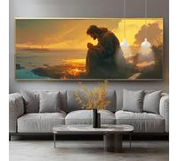 Diamond Painting Jésus Diamond Painting Adulte Grand Format 100x200cm Peinture Diamant Kit Broderie Dieu DIY 5D Perle Diamant a Coller Mosaïque Strass Gemmes Point de Croix Maison Décoration 0-sy137