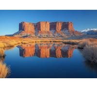 Diamond Painting Kit Adulte, Monument Valley Aux États - Unis Diamant Painting Images Ronde Full Drill Peinture Diamant loisirs créatifs Adulte, Paysage 5D DIY Cristal Débutant Art Set 30x40cm T0U1067