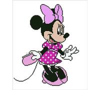 Diamond painting kit Disney Minnie avec bijoux