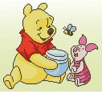 Diamond painting kit Disney Pooh avec Porcelet