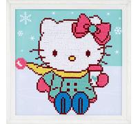 Diamond painting kit Hello Kitty dans la neige