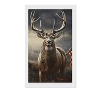 Diamond Painting Kits de peinture diamant saison de chasse au cerf pour adultes débutants 30,5 x 50,8 cm avec outils de bricolage diamants ronds 5D pois artisanat peinture gemme art peinture par