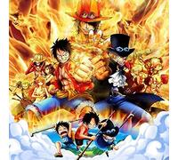 Diamond Painting Kits, Peinture Diamant pour Enfants et Adultes, one piece poster manga Broderie Diamant kit Complet, 5d Diamant Painting Strass pour Home Wall Decor 40x60cm