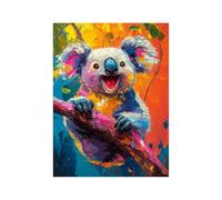 Diamond Painting Koala Strass Peinture Numero Adulte Animal Cristal Art Canevas Kit Complet Adulte 80x60CM Couleur Full Drill Kit Broderie Peinture Diamant pour Decoration Maison Cadeau Femme 258-0464
