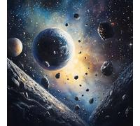 Diamond Painting La planète Kits, DIY L'univers Diamond Painting Enfant Kit Broderie Debutant, Perle Diamant Painting Canevas Kit Complet Adulte, Activité Manuelle Enfant, Deco Chambre 60x60cm 5-847