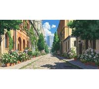 Diamond Painting La rue Kits, DIY Diamond Painting Adulte Enfant Vert Set, Carré Full Drill Diamant Loisirs CréAtifs Adultes, Peinture Diamant Cristal Art, Adapté à automne fête Cadeau 90x140cm g-434