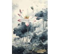 Diamond Painting Lac Diamond Painting Adulte Fleur Loisirs Créatifs Adultes Accessoires Peinture Diamant, Strass Point de Croix Cristal Diamanta Broderie, Débutants Maison Décoration 40x60cm X-715