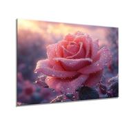 Diamond Painting Lac Rose Diamond Painting Adulte Enfant, 5D DIY Art du Diamant Complet Kits, Activité Manuelle Adulte Cristal Point de Croix Kits, Décoration Halloween Cadeaux 60x90cm s0yh-979