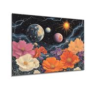 Diamond Painting Lac Terre Diamond Painting Adulte Enfant, 5D DIY Art du Diamant Complet Kits, Activité Manuelle Adulte Cristal Point de Croix Kits, Décoration Halloween Cadeaux 90x120cm s0yh-975