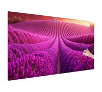 Diamond Painting Lavande, DIY Diamond Painting Adulte, Peinture Diamant Point de Croix pour Adultes, Paysage Broderie Diamant Kit Complet, Loisirs Créatifs pour Tableau Decoration Murale 80x30cm S-76