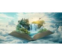 Diamond Painting Le Livre XXL DIY Diamond Painting Grand Format 50x100cm Adulte Activité Manuelle 5D La Cascade Diamant Loisirs Créatifs Broderie Diamant Complet Artisanat Pour Décoration Murale f-731