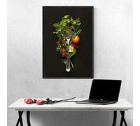 Diamond Painting LéGume, Diamond Painting Adulte CuillèRe, Peinture Diamant Activité Manuelle Adulte, Peinture Diamant Cristal Broderie Point de Croix Kits, pour Décoration Cadeau 50 x 65 cm PJY9 0-2