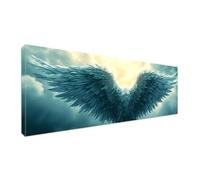Diamond Painting Les ailes des anges Diamond Painting Adulte, 5D Peinture Diamant Enfant DIY Broderie Diamant Painting Kit Complet, Strass Point de Croix Painting pour Décoration Murale 50x20cm S-341