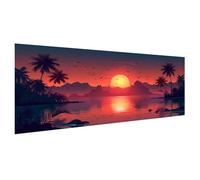 Diamond Painting Lever du soleil Diamond Painting Adulte Oies sauvages Broderie Diamant Petit Format 80x40cm Bricolage Peinture Diamant Artisanat Point de Croix Paintings pour Decoration Murale X2-515