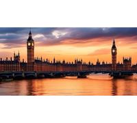 Diamond Painting Londres Peinture Diamant Big Ben Diamond Painting Adulte 5D Cristal Débutant Art Kit, DIY Activité Manuelle Adulte Kits pour Decoration Maison Murale, Cadeau Femme 60x120cm, Model448