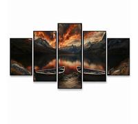 Diamond Painting Lot de 5, 5D Diamond Painting Cloud, Toile Peinture Diamant Couverture Complète Activité Manuelle Adulte pour Tableau Decoration Murale Chambre Bureau Bateau (Trois Tailles) PZSH-803