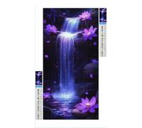 Diamond Painting Lotus Diamond Painting Adulte Grand Format 60x120cm Automne Broderie Diamant Accessoires Complet, 5D Peinture Diamant Art Crafts Point de Croix Peinture Kit, Decoration Maison G1-1219