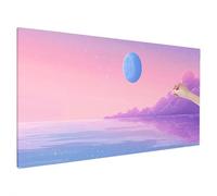 Diamond Painting Lune, DIY Diamond Painting Adulte Rêve Motif, Peinture Diamant Adulte Kit, Point de Croix Loisirs Créatifs Adultes Kit pour Noel Decoration Murale, Cadeau Femme Homme 80x30cm E-34