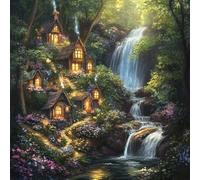 Diamond Painting maison, Diamond Painting Adulte plante Kits, Canevas Enfant Peinture Diamant, Broderie Diamant Loisirs CréAtifs Adultes Pour Decoration Chambre, IdéAl Cadeau Femme 45x45cm 5-163