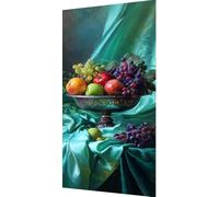 Diamond Painting Nourriture Peinture Diamant Adulte, Fruit Diamond Painting Adulte Grand Format 70x140cm Cristal Strass Point de Croix Broderie Diamant Kit Complet pour Murale Decoration Maison bd2-u8