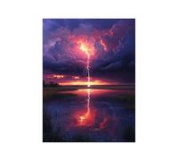 Diamond Painting Nuage Strass Peinture Numero Adulte Paysage Cristal Art Canevas Kit Complet Adulte 70 x 50cm, Full Drill Kit Broderie Peinture Diamant pour Decoration Maison Cadeau Femme 258-2650