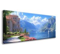 Diamond Painting OcéAn Diamond Painting Adulte Grand Format 50x100cm, Peinture Diamant Voilier Broderie Diamant DIY Loisirs Créatifs Adultes Toile Peinture Kit pour Decoration Maison Murale -zzg2508R1