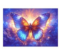 Diamond Painting Papillon Broderie Diamant Peinture Kit Complet 40x50cm, 2026 New DIY Mystère Diamond Painting Kits pour Adulte, 5D Cristal Point de Croix Peinture Diamant, Décoration Cadeau XW-O144Y