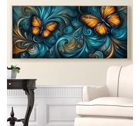 Diamond Painting Papillon Diamond Painting Adulte 5D Rêve Peinture Diamant XXL 90x180cm, DIY Cristal Art Set Point de Croix Activité Manuelle Adulte Kits pour Decoration Maison Murale, Cadeau,Model139